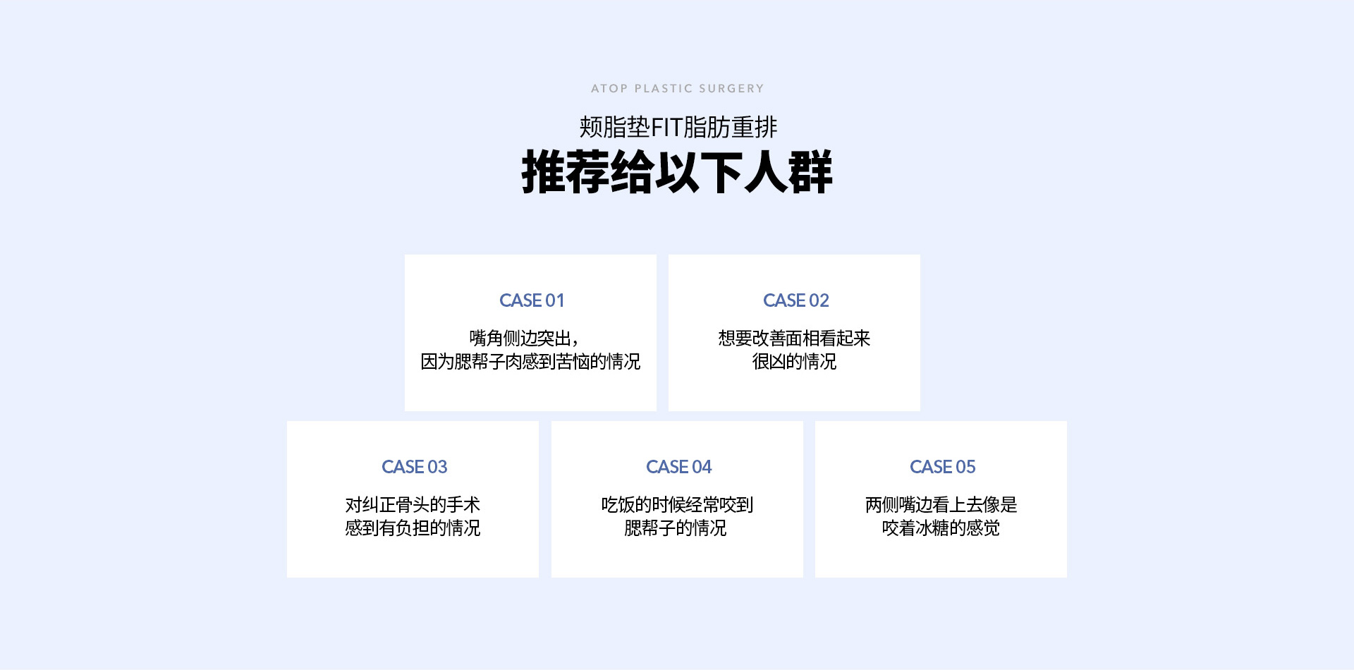 심부볼 지방 재배치